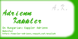 adrienn kappler business card
